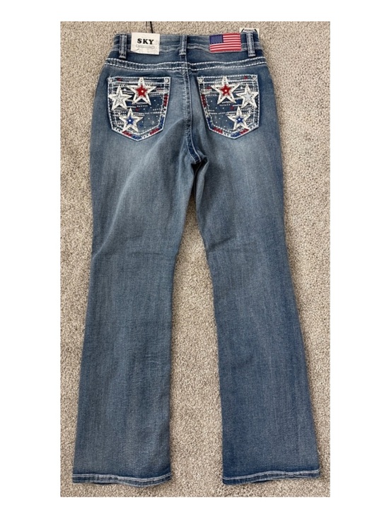 Sky Denim - Sky nwt size 11 / 30 Bootcut Jeans with Red, White & Blue Star Pockets